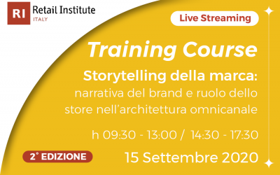 2^ Edizione Training Course Online “Storytelling della marca” – 15/09/2020