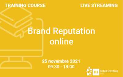 Training Course “Brand Reputation Online” – 25 novembre 2021