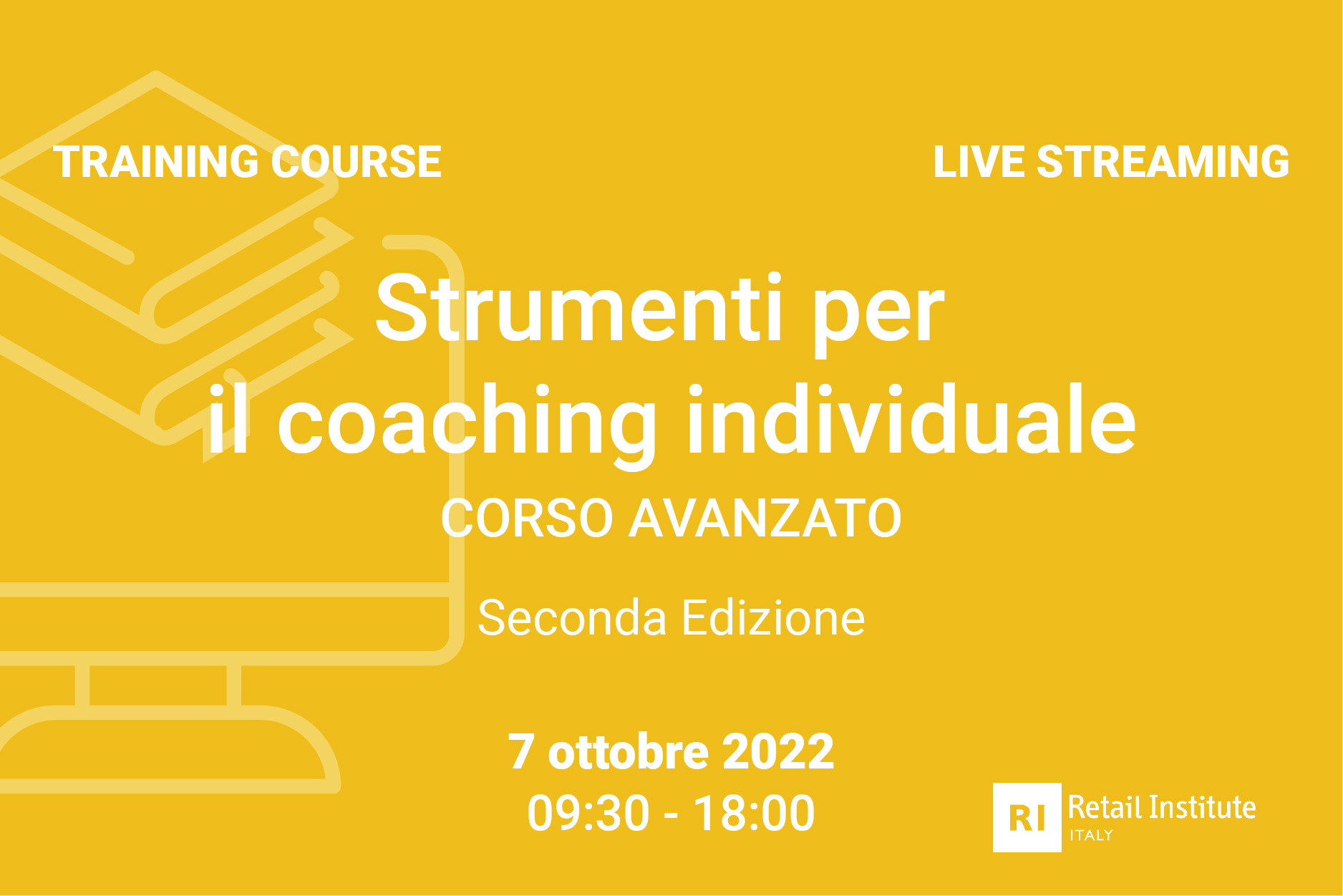 Training Course “Strumenti per il coaching individuale” – AVANZATO – 7 ottobre 2022