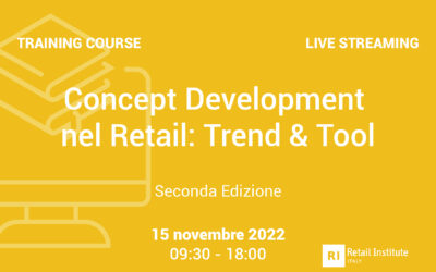 Training Course “Concept Development nel Retail: Trend & Tool” – 15 novembre 2022