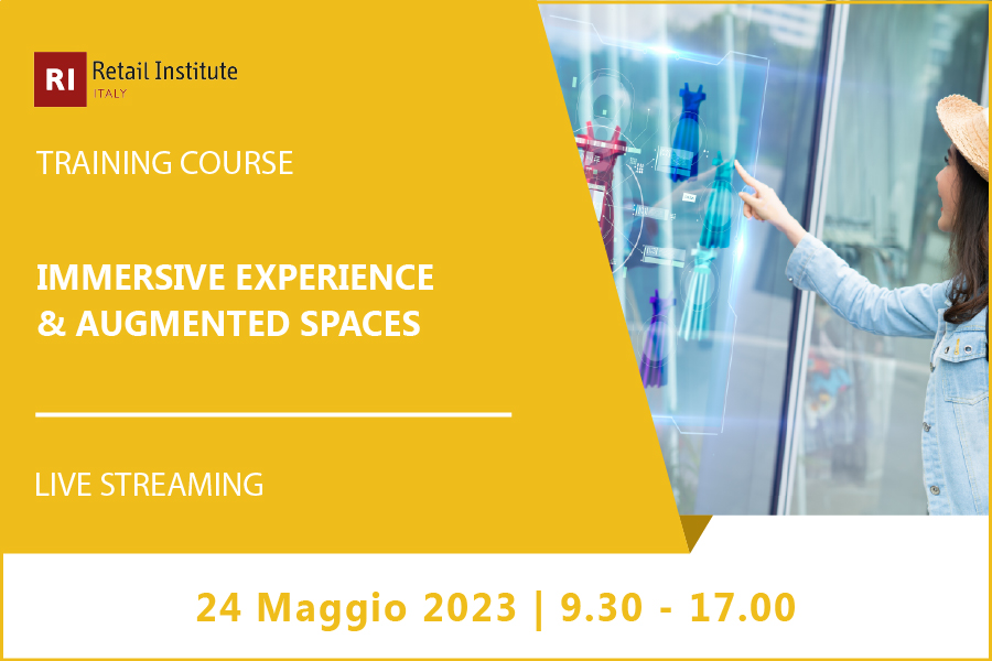 Training Course “Immersive Experience & Augmented Spaces” – 24 maggio 2023