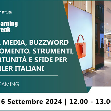 Learning Break “Retail Media, buzzword del momento. Strumenti, opportunità e sfide per i retailer italiani” – 26 settembre 2024