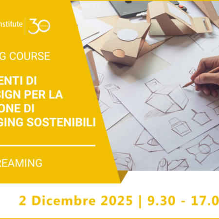Training Course “Strumenti di ecodesign per la creazione di packaging sostenibili” – 2 dicembre 2025