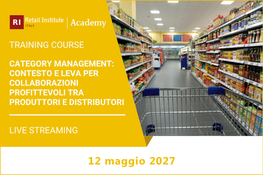 Category Management: contesto e leva per collaborazioni profittevoli tra produttori e distributori – 12 maggio 2027