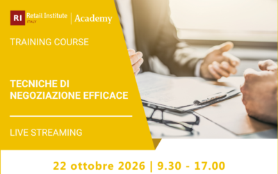 Tecniche di negoziazione efficace – 22 ottobre 2026