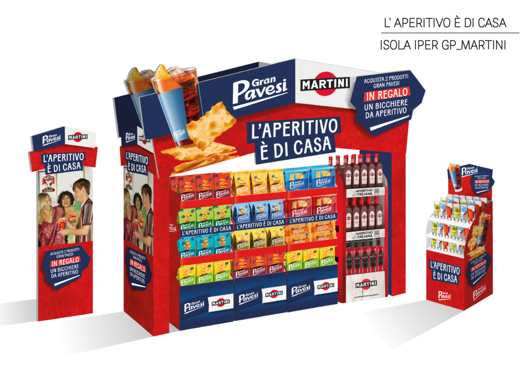 ISOLA IN-STORE “GRAN PAVESI – MARTINI”. L’APERITIVO E’ DI CASA