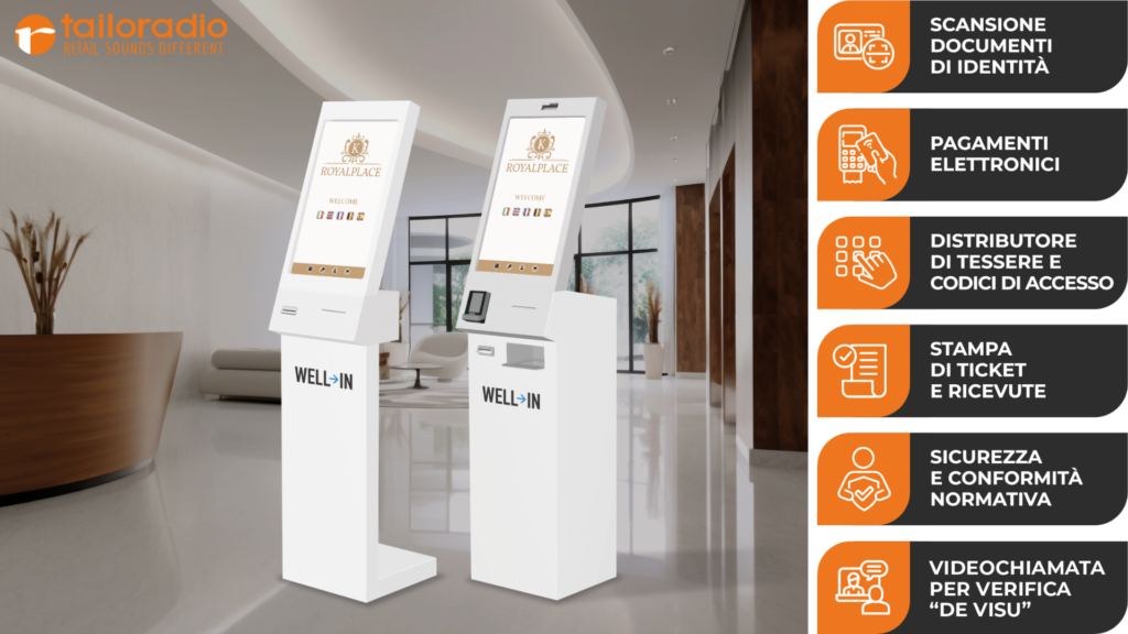 WELL-IN, SOLUZIONE PER SELF CHECH-IN