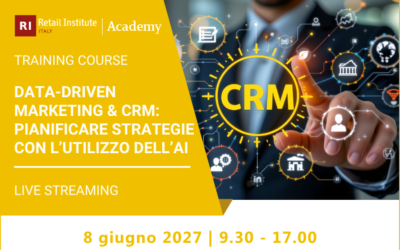 BANNER TC DATA DRIVE MARKETING & CRM_PAGINA SITO_GIU27 Data-Driven Marketing & CRM: pianificare strategie con l’utilizzo dell’AI – 8 giugno 2027
