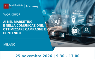 Workshop – AI nel marketing e comunicazione: ottimizzare campagne e contenuti – 25 novembre 2026