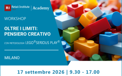 BANNER W OLTRE I LIMITI_PAGINA SITO Workshop – Oltre i limiti: pensiero creativo con LEGO® SERIOUS PLAY® – 17 settembre 2026