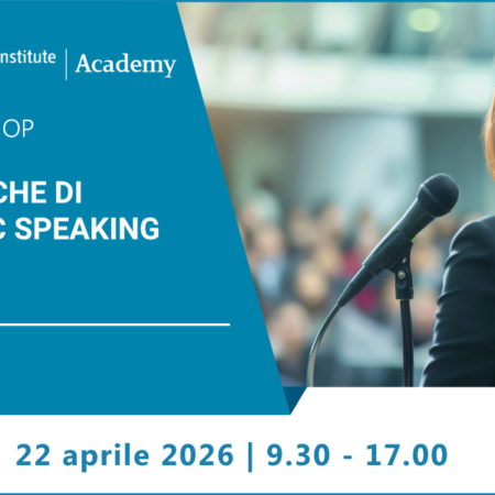 Workshop “Tecniche di Public Speaking” – 22 aprile 2026