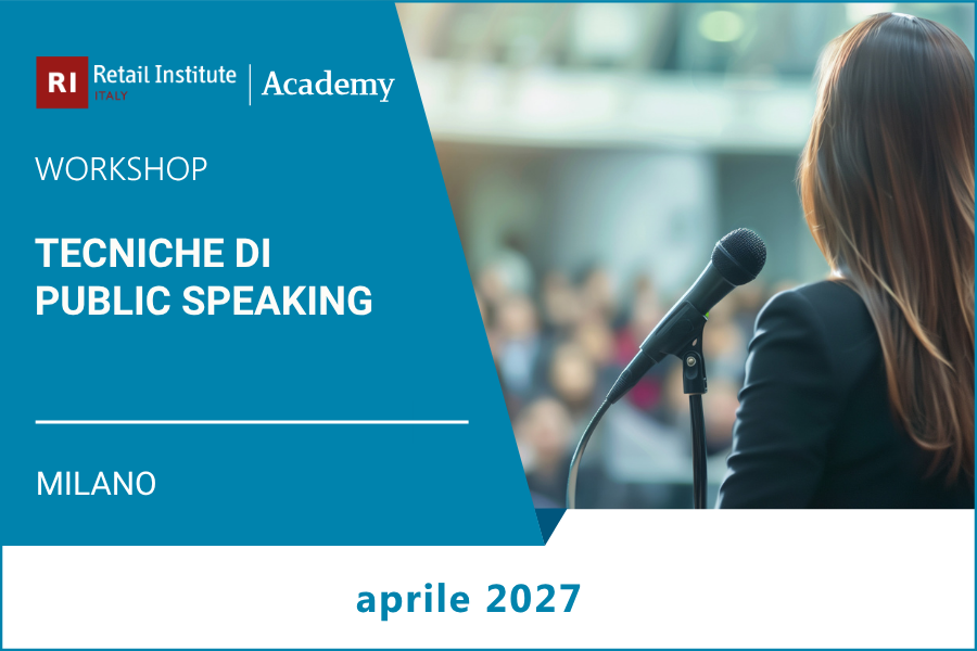Workshop “Tecniche di Public Speaking” – aprile 2027